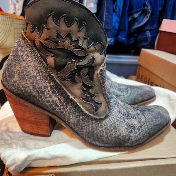 Liberty Snake Skin bootie. Handcrafted bootie that I just  HAD to have! - Picture 2 of 5